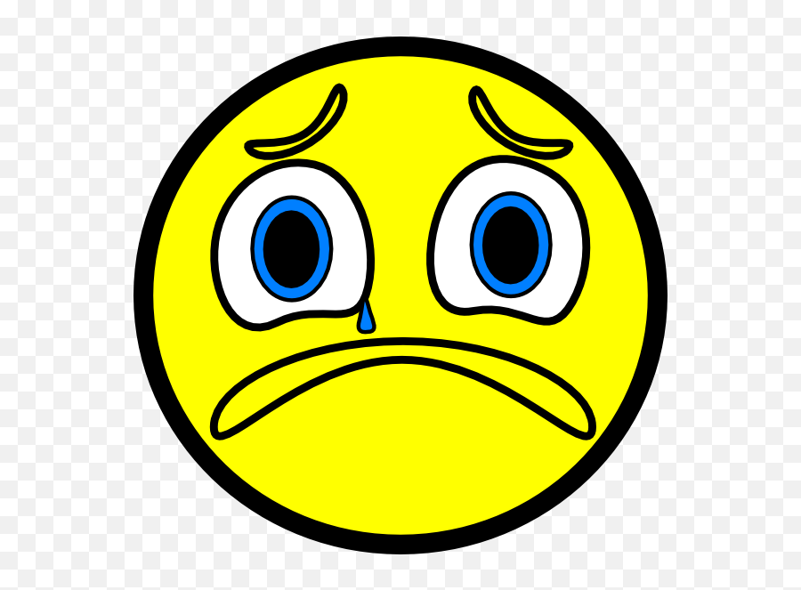 Sad Face Clip Art At Clkercom - Vector Clip Art Online Clip Art Emoji,Frowny Face Emoticons