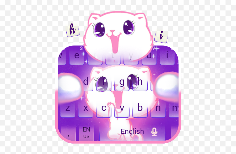 Download Cute Kitty Kawaii Shiny Keyboard For Android Myket - Cat Emoji,Cat Emoji Keyboard
