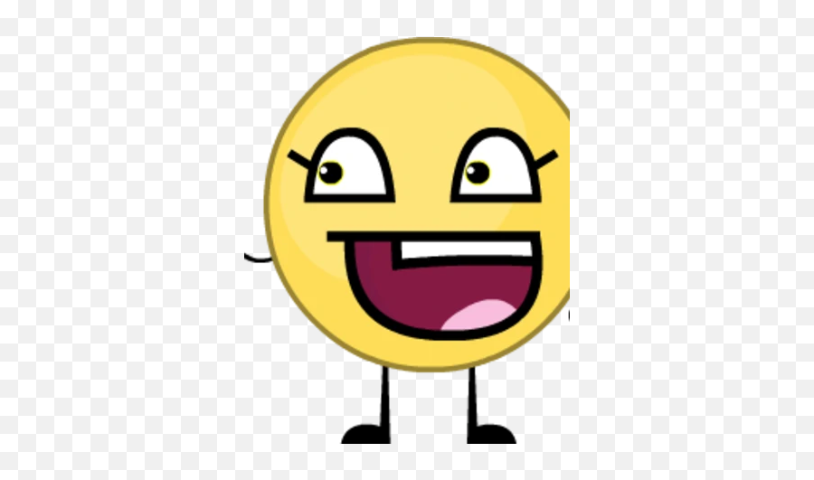 Epic Face - Smiley Emoji,Weird Face Emoticon