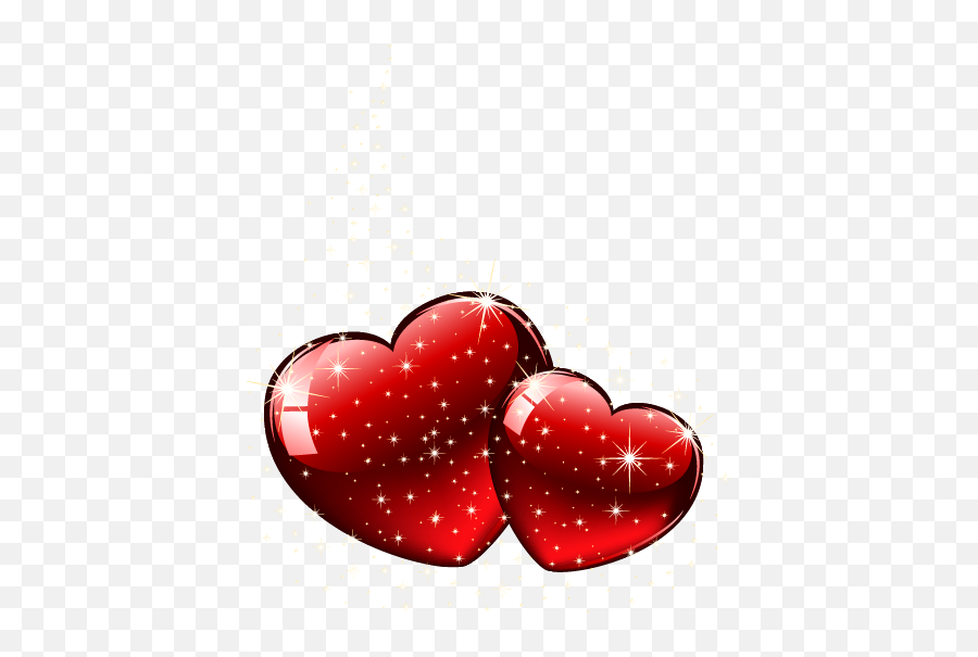 Valentine Shining Hearts Png Clipart Picture Heart - Shining Love Png Emoji,Two Hearts Emoji