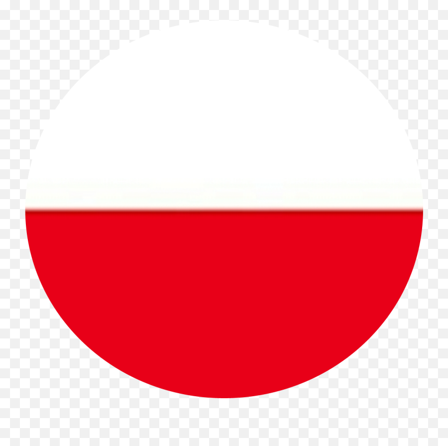 Poland Flag Circle Europ To Sticker - Poland Flag Icon Png Emoji,Poland Flag Emoji