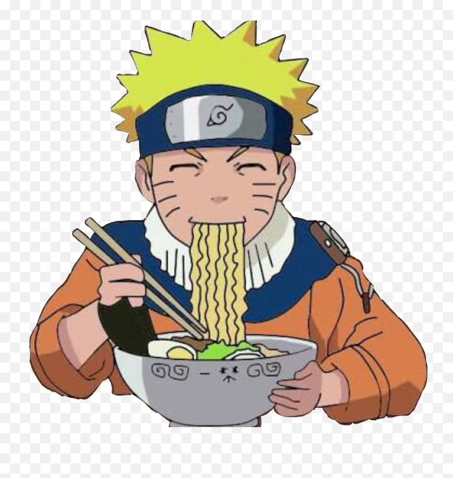 Naruto Food Emoji - Naruto Eating Ramen Png,Naruto Emojis