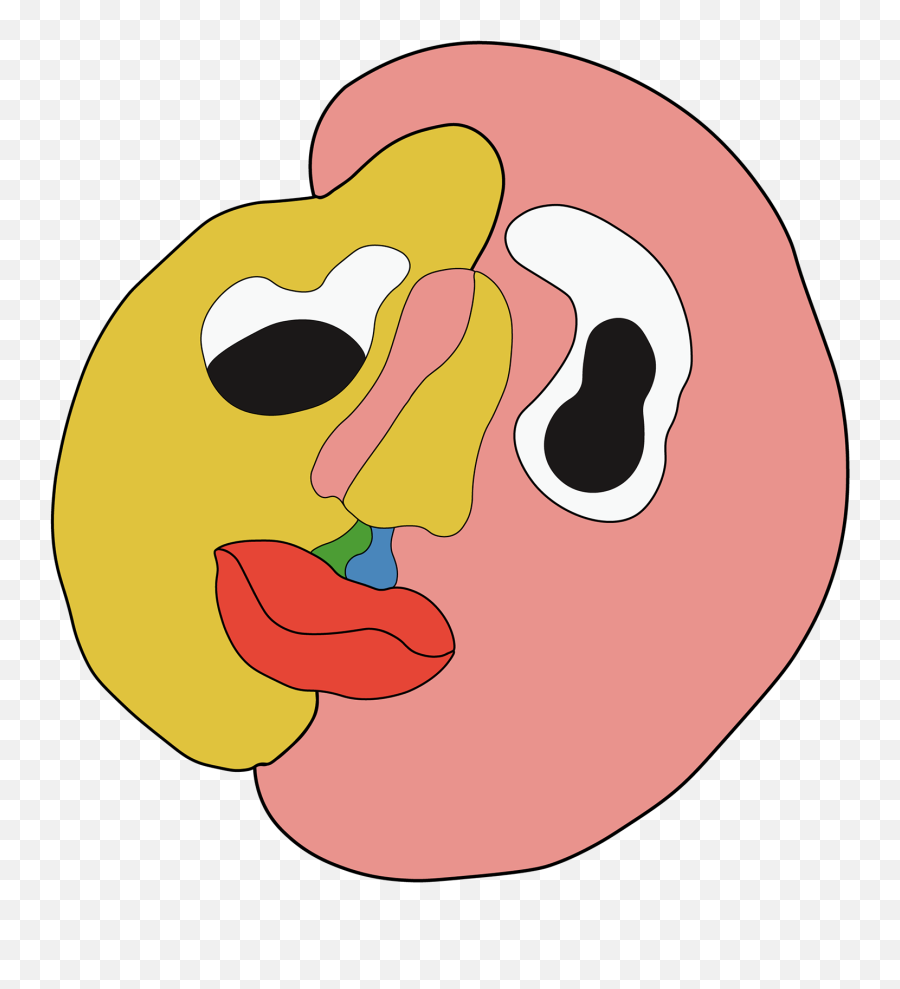 Funny Face Sour Clipart - Dot Emoji,Sour Face Emoji