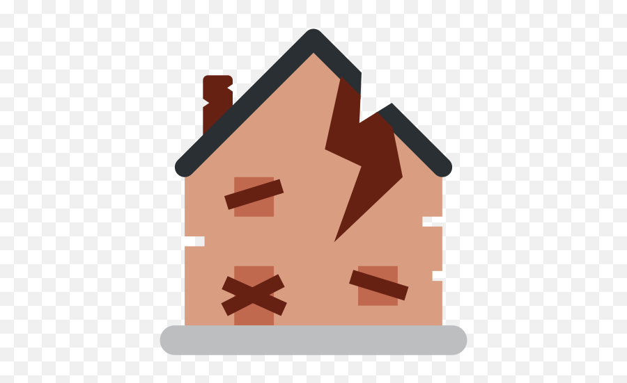 Derelict House Emoji - Trap House Emoji,Trap Emoji