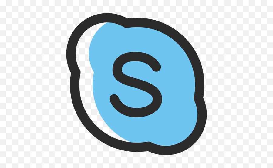 Skype Colored Stroke Icon - Transparent Png U0026 Svg Vector File Charing Cross Tube Station Emoji,Skype Emoji List