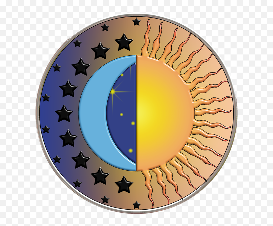 Sun And Moon - Casa Molina Clipart Full Size Clipart Sun And Moon Half Logo Emoji,Crescent Moon Emoticon