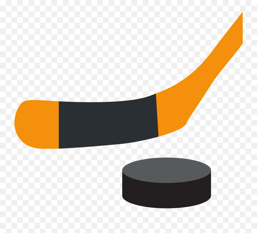 Ice Hockey Stick And Puck - Ice Hockey Emoji Transparent Transparent Background Hockey Stick Hockey Clipart,Ref Emoji