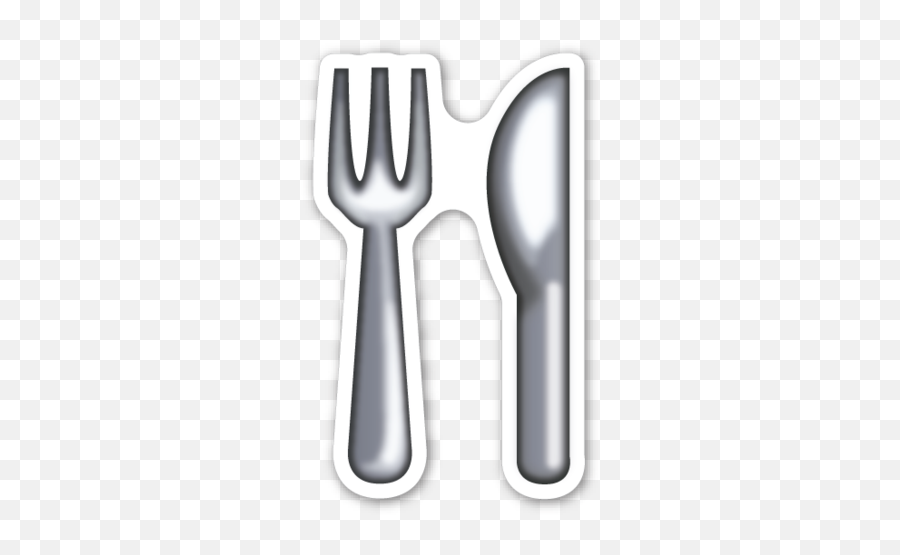 Tableware - Knife And Fork Emoji Png,Knife Emoji