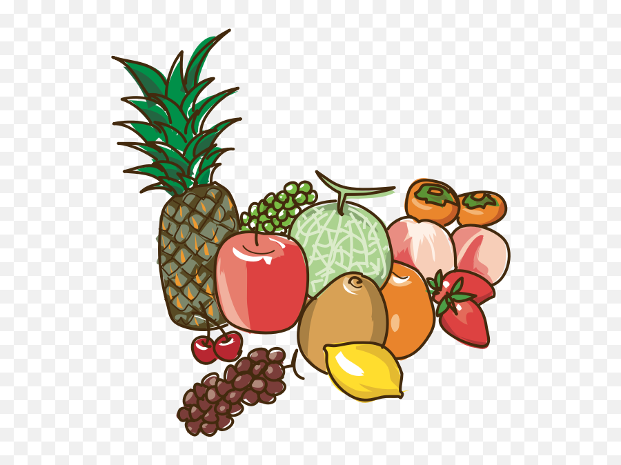 Various Fruits - Food Emoji,Emoticon Stickers
