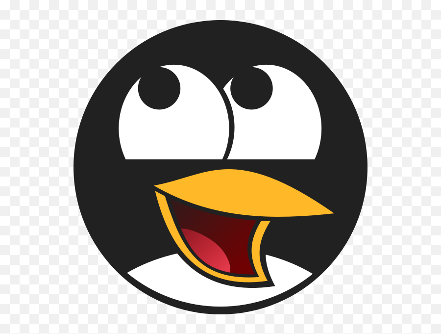 Happy Linux - Linux Profile Emoji,Sweat Drops Emoji - free transparent ...