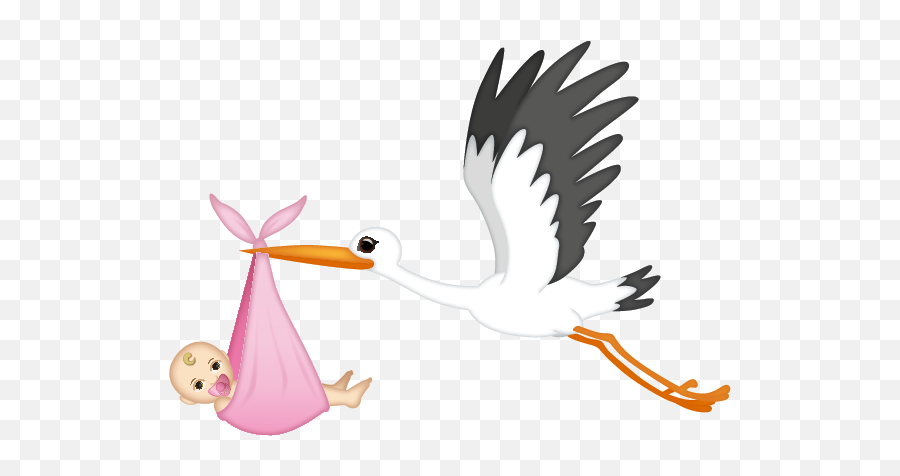 Emoji - White Stork,White Bird Emoji