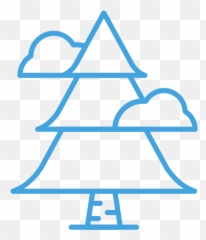 Cloud Forest Plant Tree Winter Icon Emoji