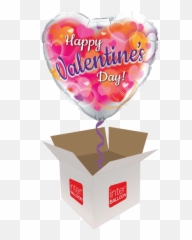 Wales Helium Balloon Delivery In A Box - Heart Emoji,Wales Emoji