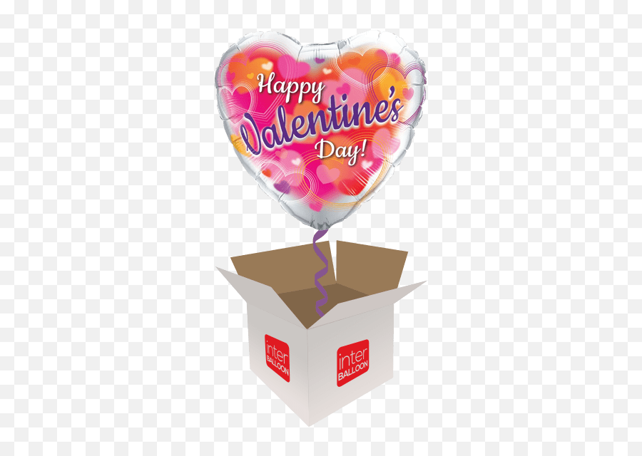 Wales Helium Balloon Delivery In A Box - Heart Emoji,Wales Emoji