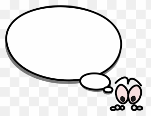 Thought Text Speech Balloon Eyes - Vector Graphics Emoji,Thought Balloon Emoji
