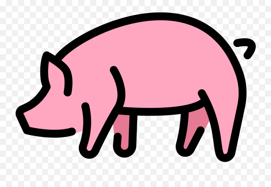 Openmoji - Clip Art Emoji,Pig Emoji