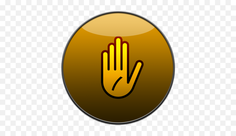 Hand Do Not - Stop Hand Emoji,I Don T Care Emoji