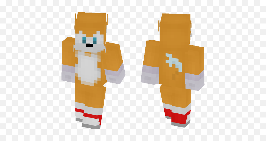 Download Tails The Fox Minecraft Skin - Female Luigi Minecraft Skin Emoji,Fox Emoji Android