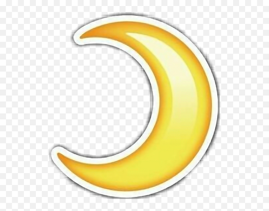 Moon Emoji Cresentmoon Cresent Cute - Crescent,Moon Emoji