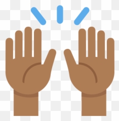 Medium - Emoji High Five Png