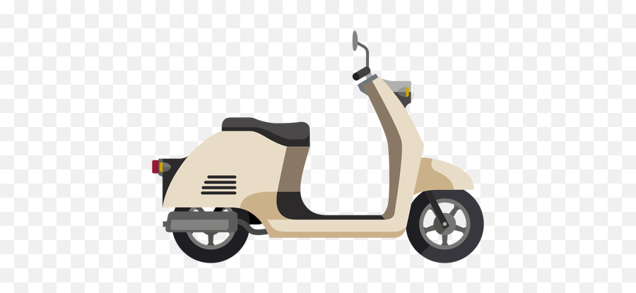 Retro Scooter Motorcycle Icon - Scooter Motorcycle Icon Emoji,Scooter Emoji