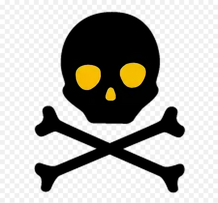 Halloween Bones Sculpt Scary Skull - Sticker By Pirate Skull And Crossbone Emoji,Skull And Bones Emoji