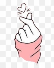 Bts Heart Sign Drawing - Emoji