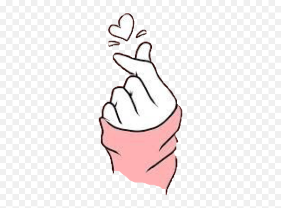 Bts Heart Sign Drawing - Bts Heart Drawing Emoji,Korean Heart Emoji