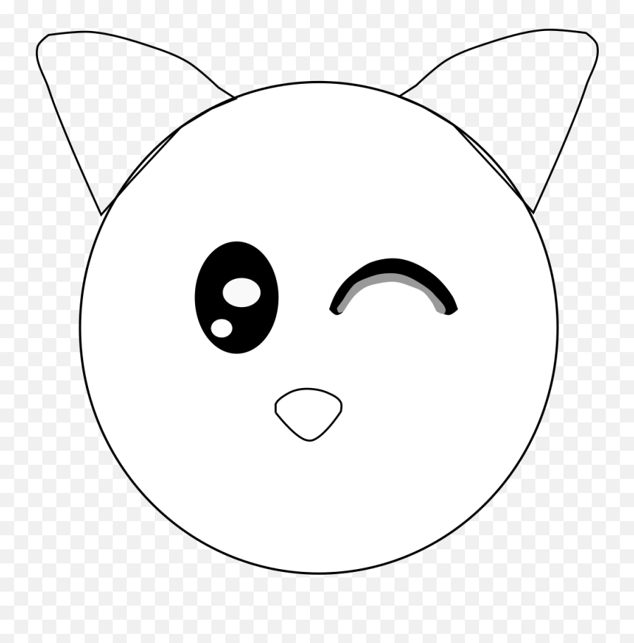 The Enamorad Cat - Circle Emoji,Hola Emoji