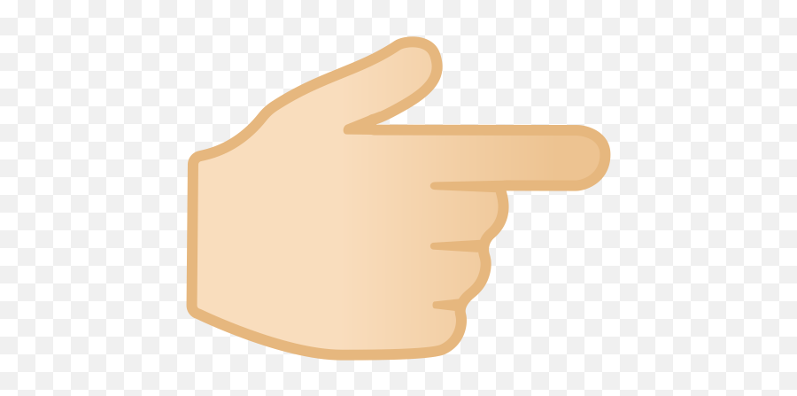 Backhand Index Pointing Right Light Skin Tone Icon - Finger Pointing Right Emoji Png,Finger Pointing Right Emoji