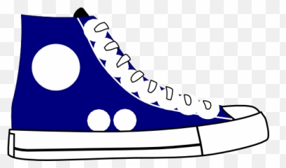 Sneaker Tennis Shoes Clipart Black And White Free 4 - Pete The Cat Shoe Coloring Page Emoji,Emoji Tennis Shoes