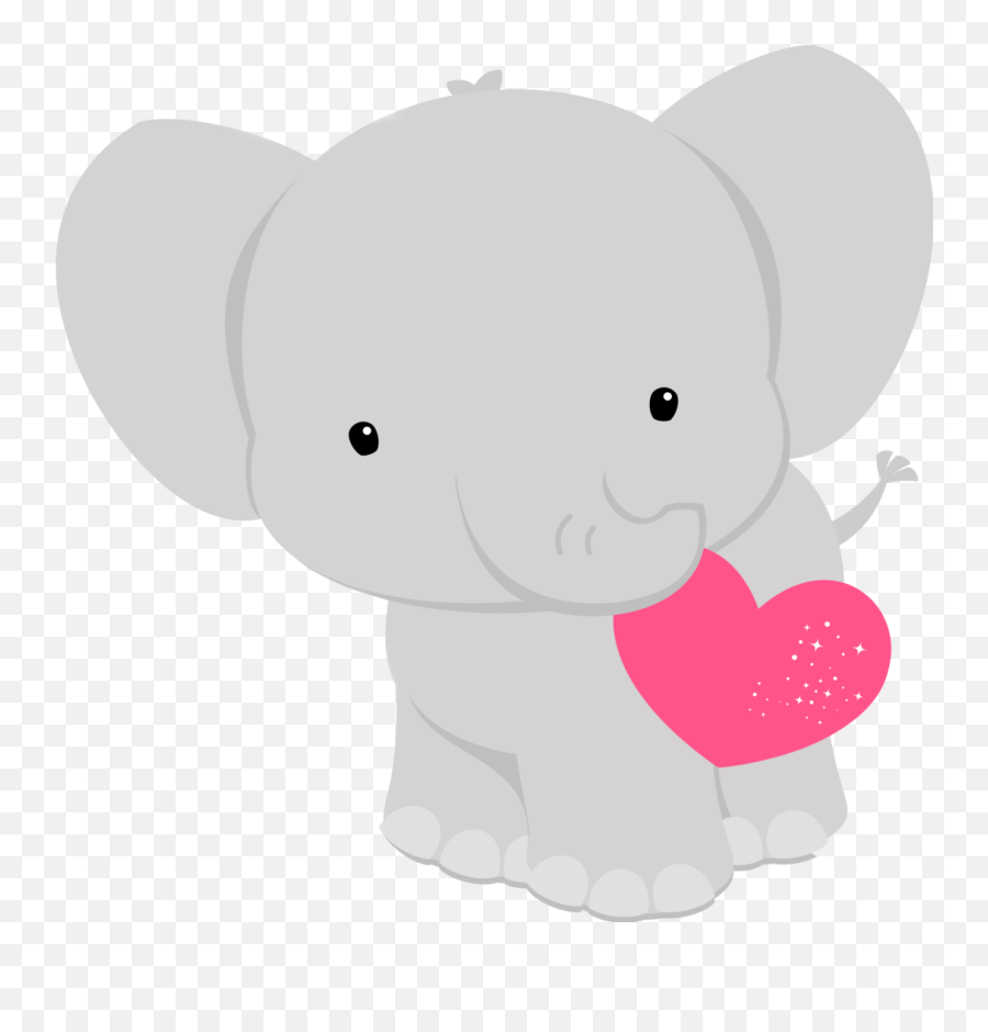 Elephant Heart Baby Love - Imagenes De Elefantes Bebes Tiernos Animados Emoji,Emoji 2 Margarita