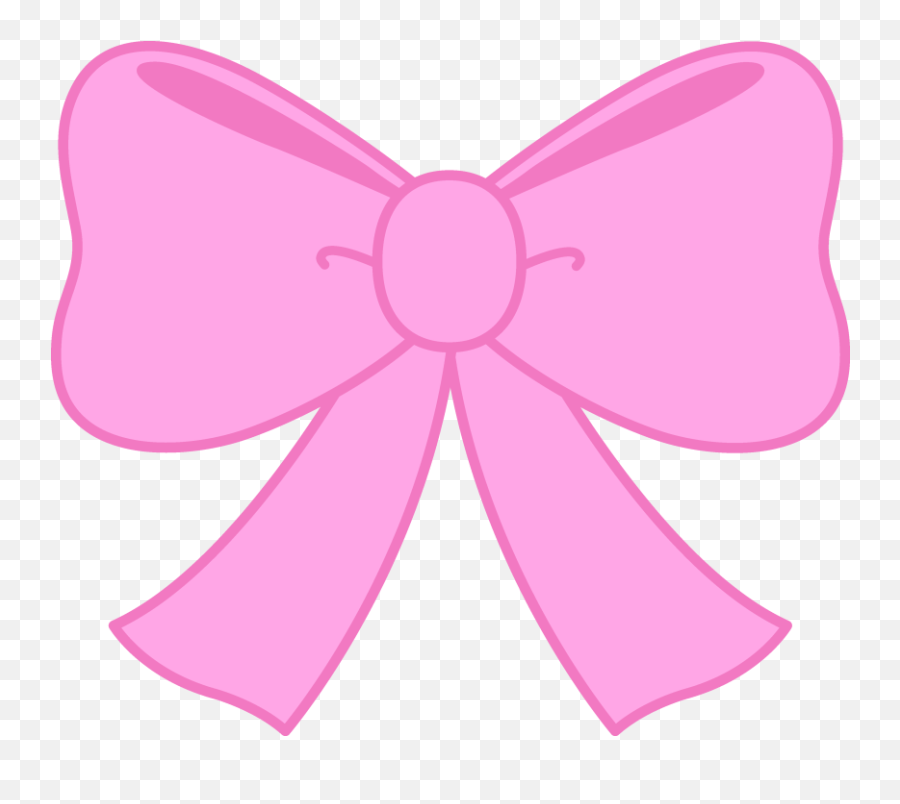 Bow Clip Art 5 - Pink Bow Clipart Emoji,Emoji Hair Bows