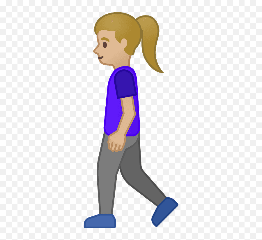 Peau Foncée Femme Qui Marche Image Clipart Téléchargement - For Running Emoji,Emoji Bras