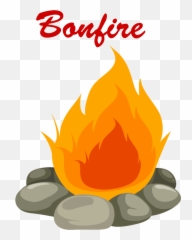 Transparent Campfire Png Download - Cartoon Emoji
