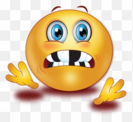 Shocked With Broken Teeth Emoji - Gussa Jokes,Shocked Emoji