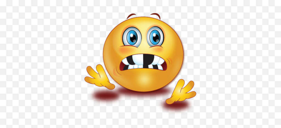 Shocked With Broken Teeth Emoji - Gussa Jokes,Shocked Emoji