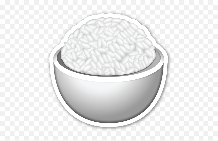 Cooked Rice - Rice Emoji Png,Rice Emoji