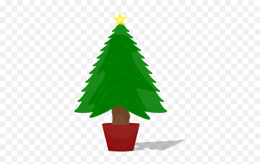 Glossy Christmas Tree Vector - Christmas Tree Clip Art Emoji,Pot Leaf Emoji