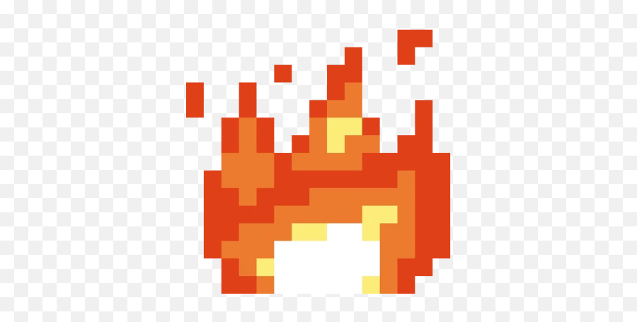 Snek - Fire Emoji Pixel Art,Spit Take Emoji