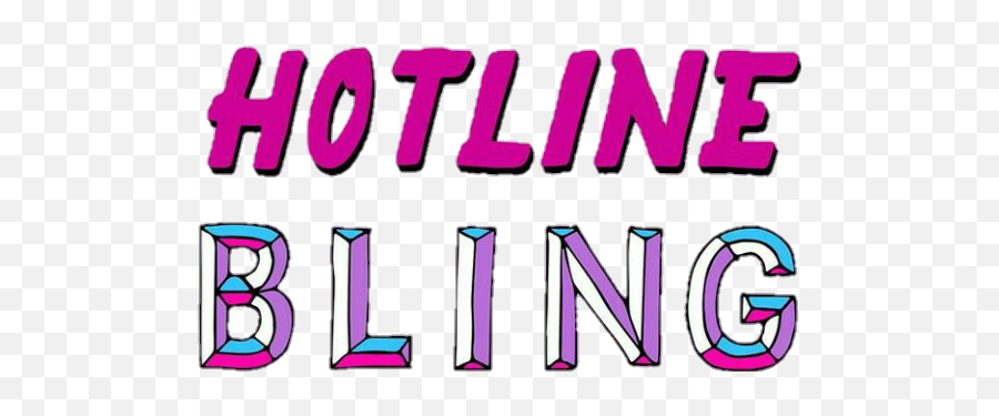 Hotline Bling Hotlinebling Quote Cute - Clip Art Emoji,Hotline Bling Emoji
