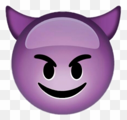 Angedemon Ange Demon Emoji Iphone - Alas De Angel Png,Demon Face Emoji ...