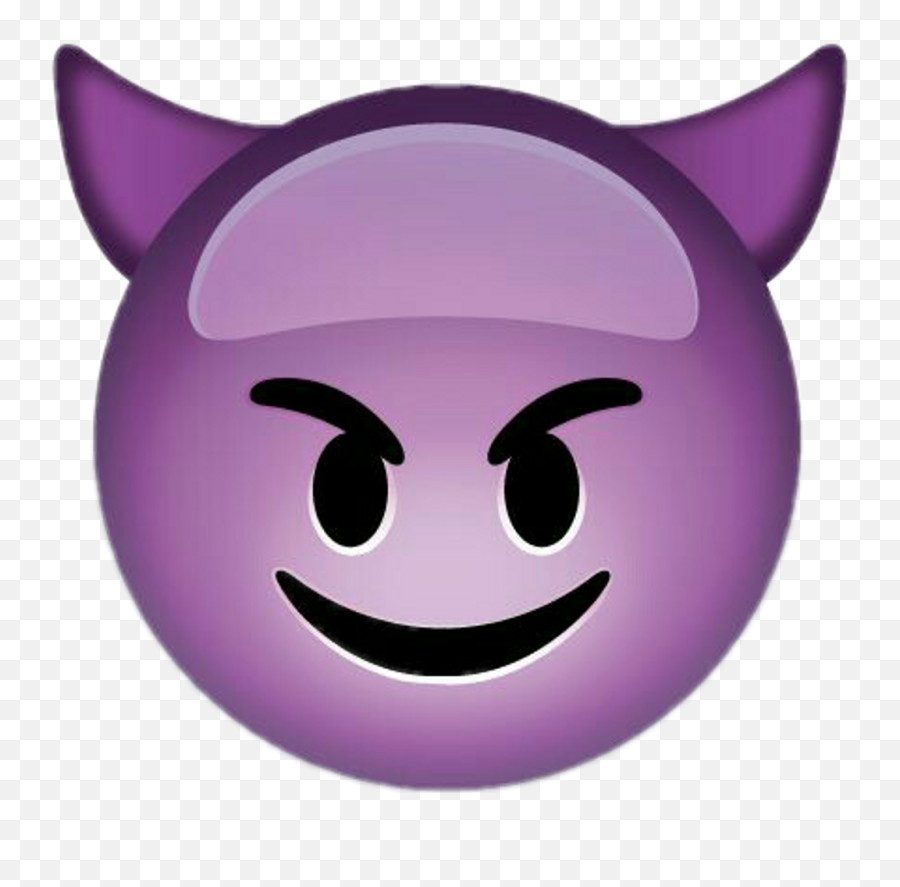 Evil - Devil Emoticons Emoji,Demon Face Emoji