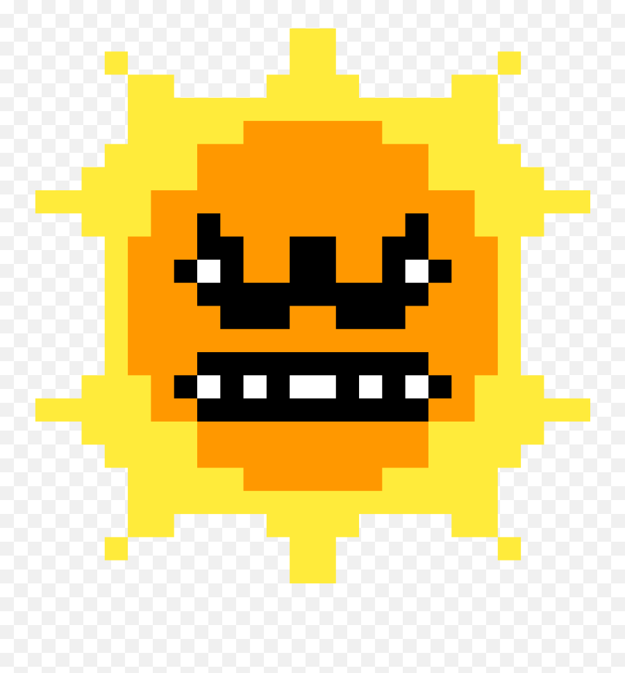 Pixilart - Super Mario Desert Sun Emoji,Sun Emoticon Facebook