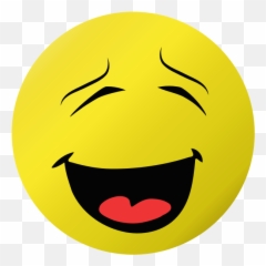 Laughing Smiley Vector Image - Laughter Clipart Transparent Emoji,Happy Emoji