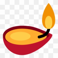 Diwali Orange Dish Food for Diya - 480x480 Emoji