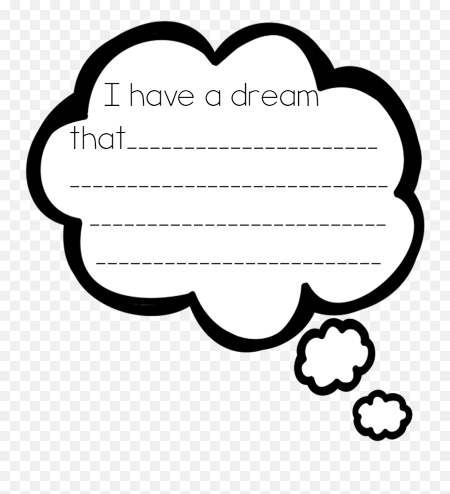 Transparent I Have A Dream Clipart - Have A Dream Bubble Emoji,Dream Emoji