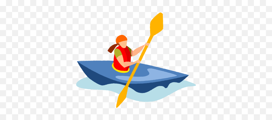 Transparent Background Kayak Clipart - Kayak Clipart Png Emoji,Canoe Emoji