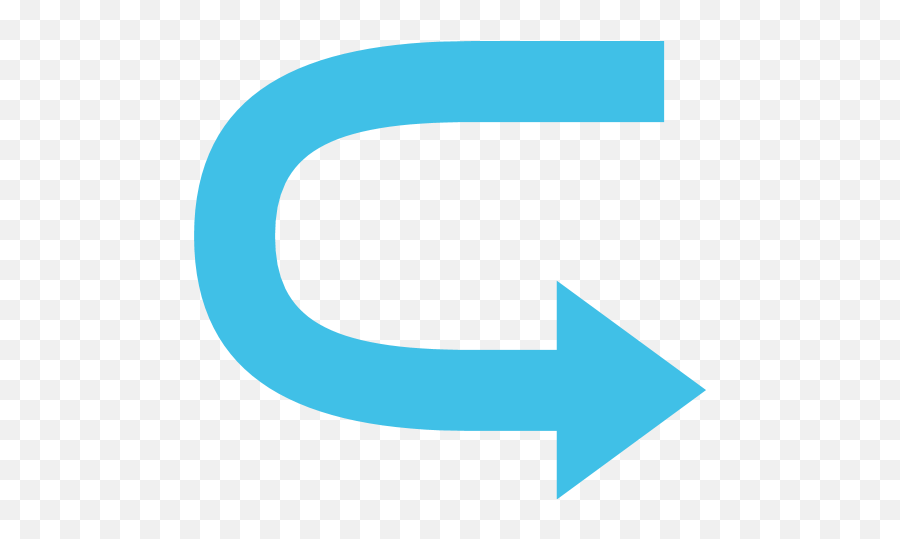 Rightwards Arrow With Hook Emoji For Facebook Email Sms - Clip Art,Hook Emoji