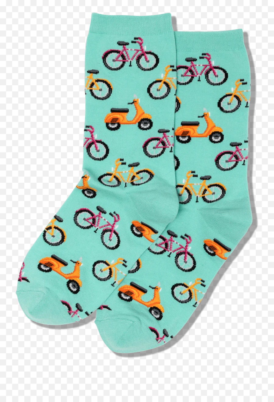 Womenu0027s Bike And Vespa Socks U2013 Hotsox - Hotsox Emoji,Biking Emoji